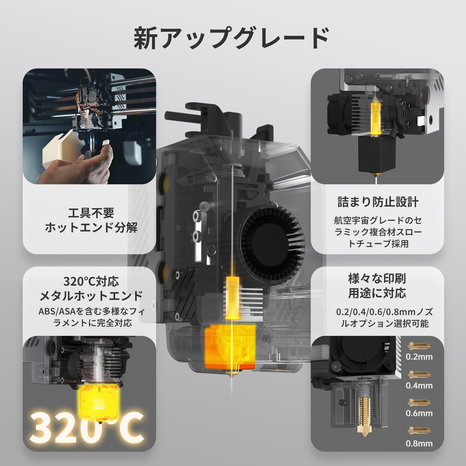 Amazon | Anycubic 3Dプリンター Kobra S1、マルチカラー印刷に対応