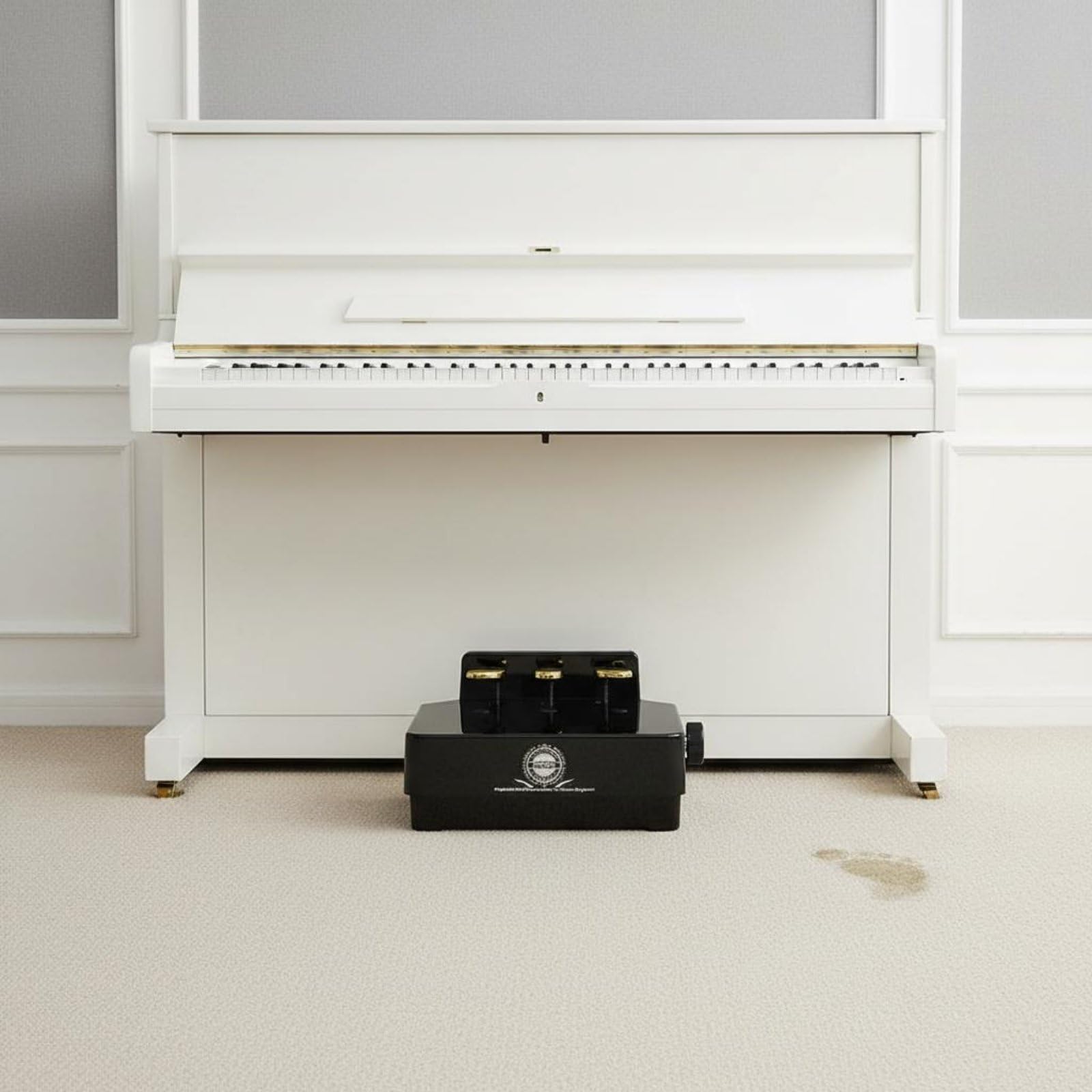 predolo Estensione Pedali Pianoforte Altezza Regolabile Supporto Pedali Nero Stabile Accessorio Musicale per Bambini, Casa