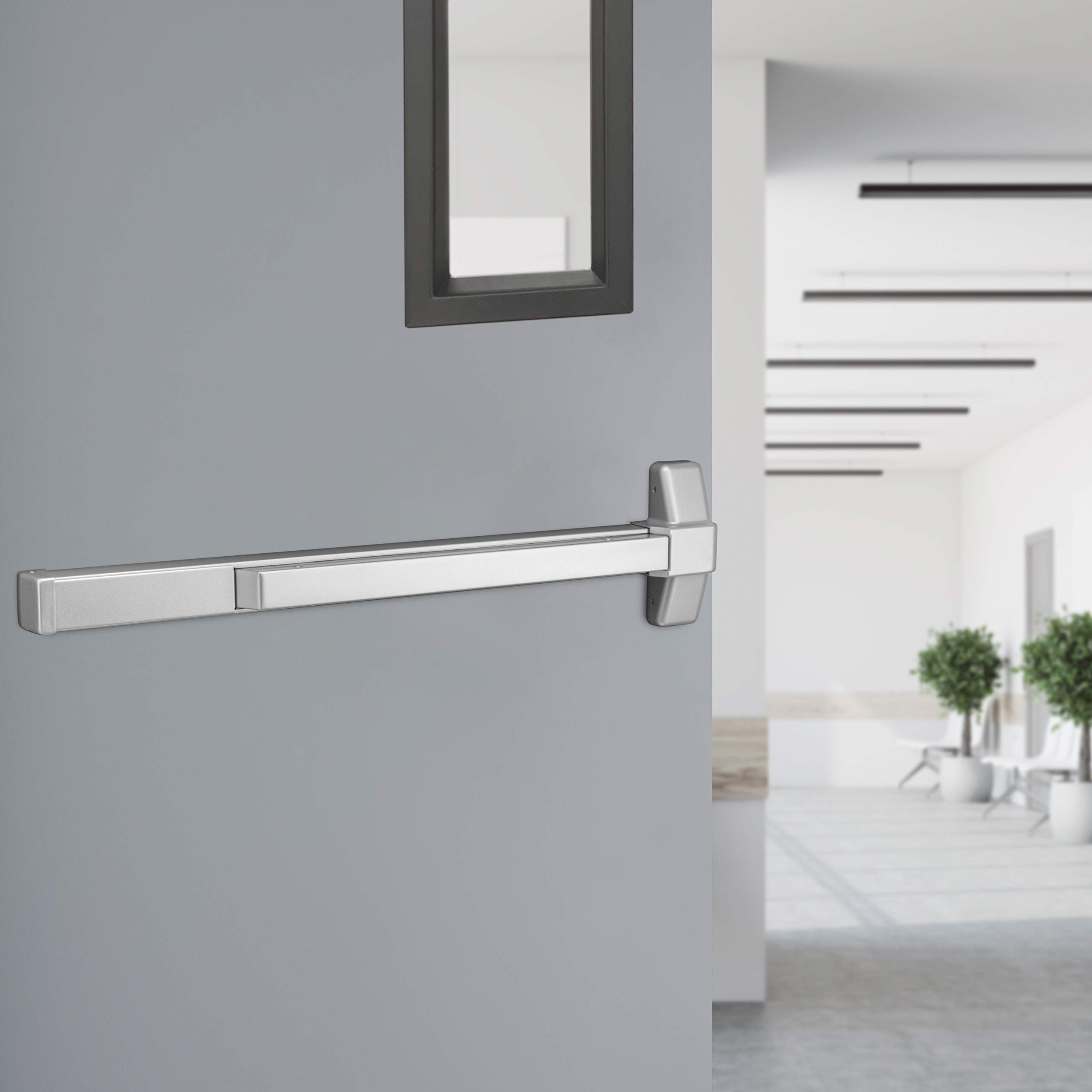 Tell F8300B AL 416 Steel Fire Rated Aluminum Panic Bar - Amazon.com
