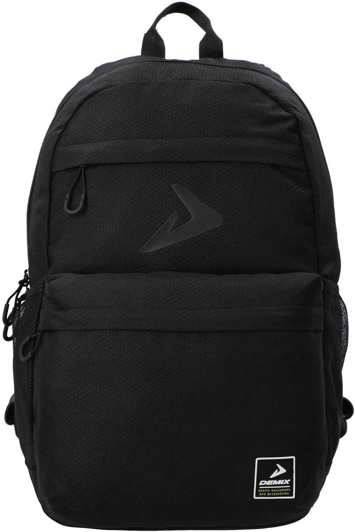 Demix Teen Backpack – 18L Water-Repellent School and Sports Bag with Laptop Pocket, Reflective Details, and Multiple Compartments, Ideal for Boys, Girls, and Everyday Use black