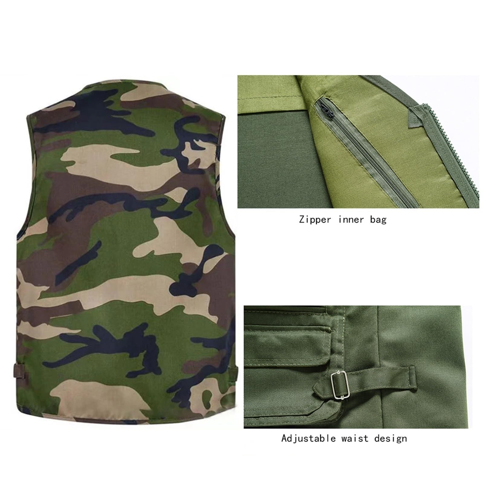 Wygwlg Gilet Multiuso da Uomo