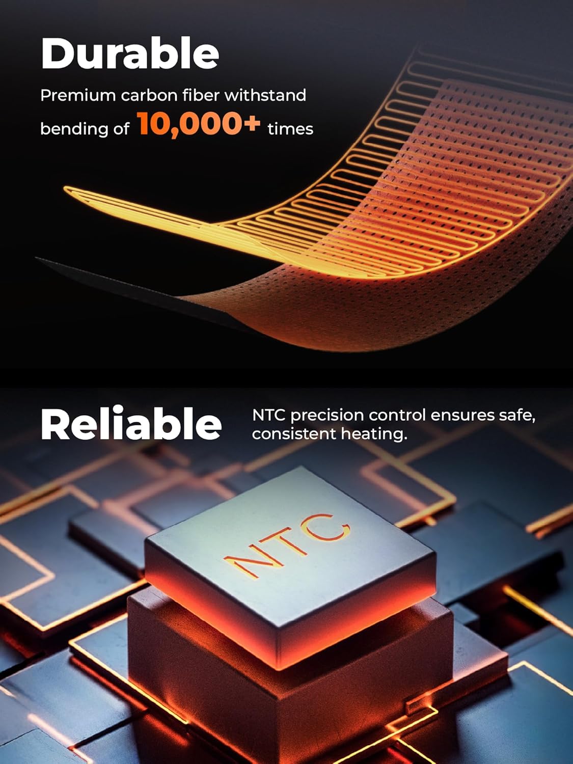 ORORO Women's Dual Control Heated Jacket with 5 Heat Zones (Pocket Heating) (Charger Not Included) - Image 5