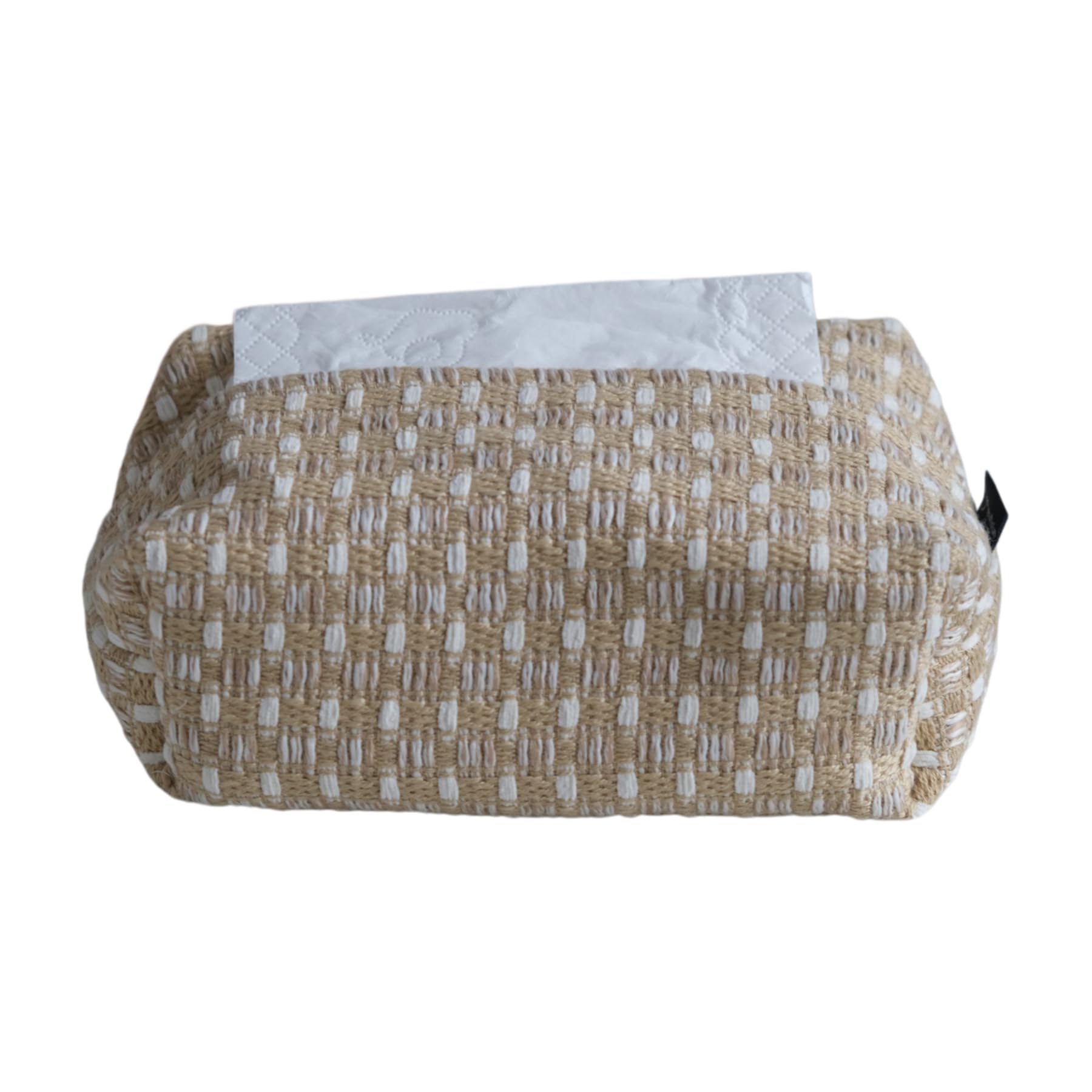 Geometric Woven Tissue Box Cover Decor Napkin Holder Home Bathroom Car