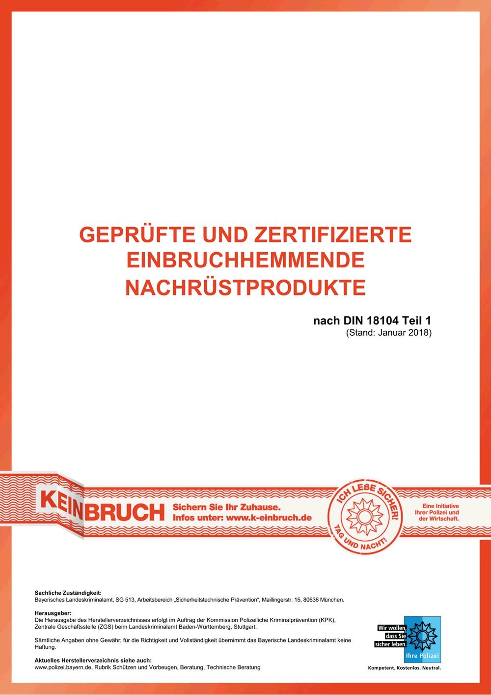 5 x Bever Stuco Safe 22SB, zertifizierte Fenstersicherung mit Pilzkopf für erhöhte Sicherheit braun