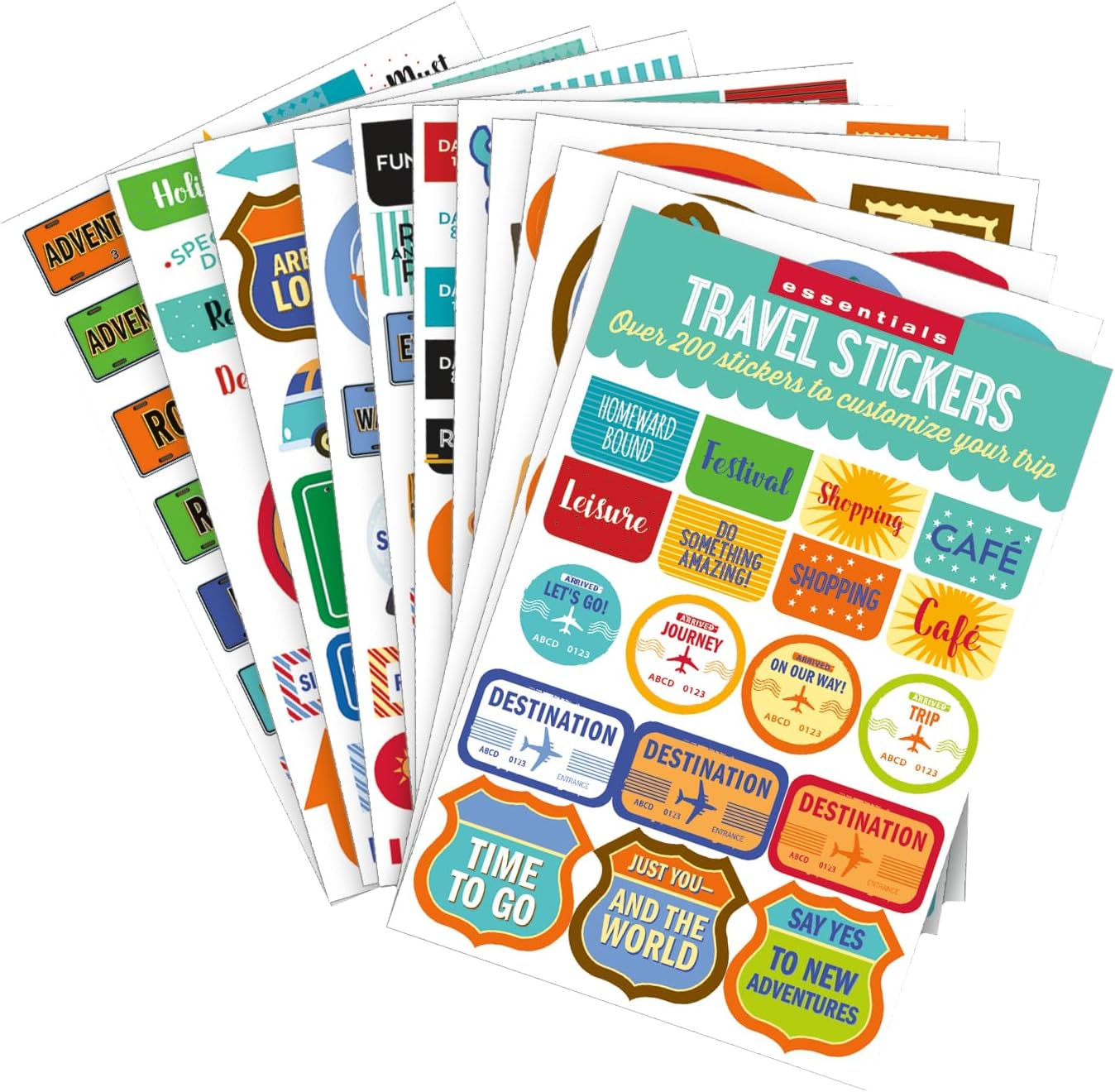 Essentials Travel Planner Stickers (set of 200+ stickers)