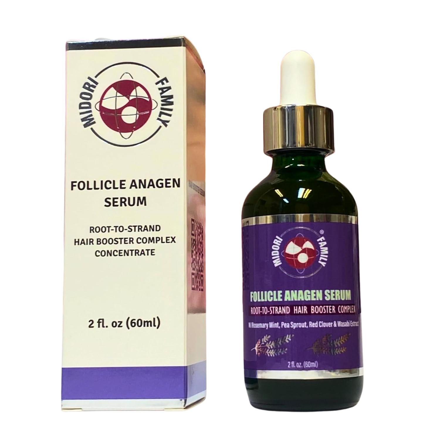 Follicle Anagen Hair Serum Concentrate - For Hair Density & Growth, Oil Free -2oz
