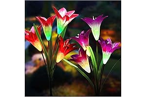 TONULAX Solar Lilies: Illuminate Your Garden with Multi-Color Charm