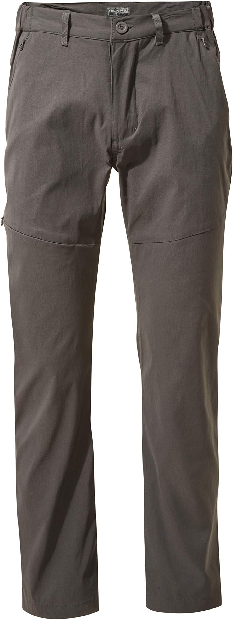 CraghoppersMens Kiwi pro trousers, Water-repellent stretch mens pants ideal for walking and work. Mens hiking trousers