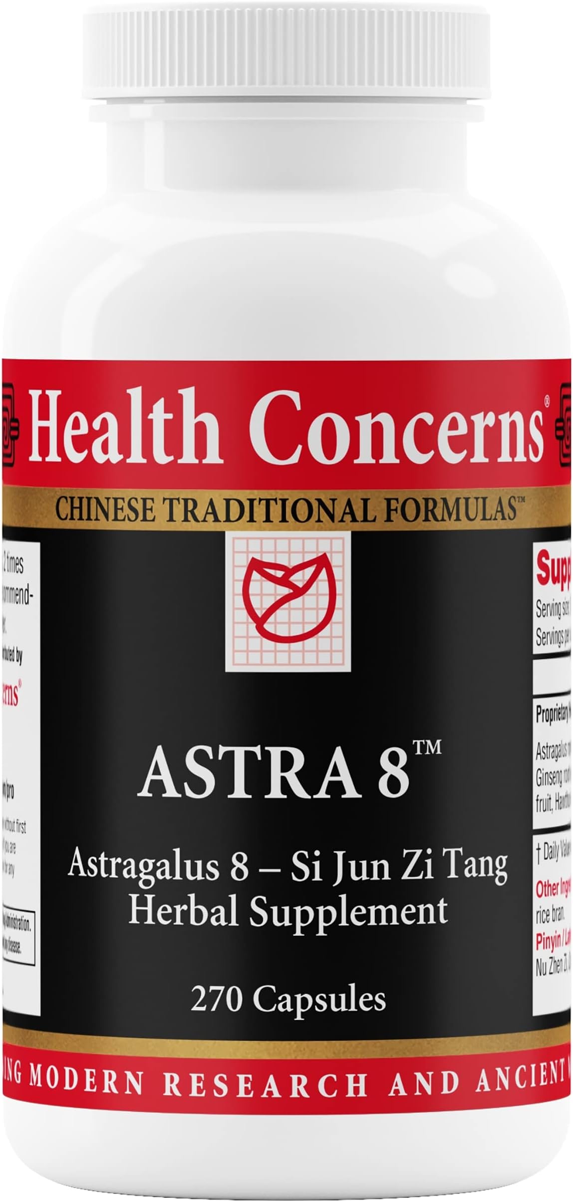 Health Concerns Astra 8 – Immune System Support & Fatigue Help – Energy Boost Supplement – Adaptogenic Herbal Blend with Astragalus & Ginseng – Chinese Herbal Supplements – 270 Capsules