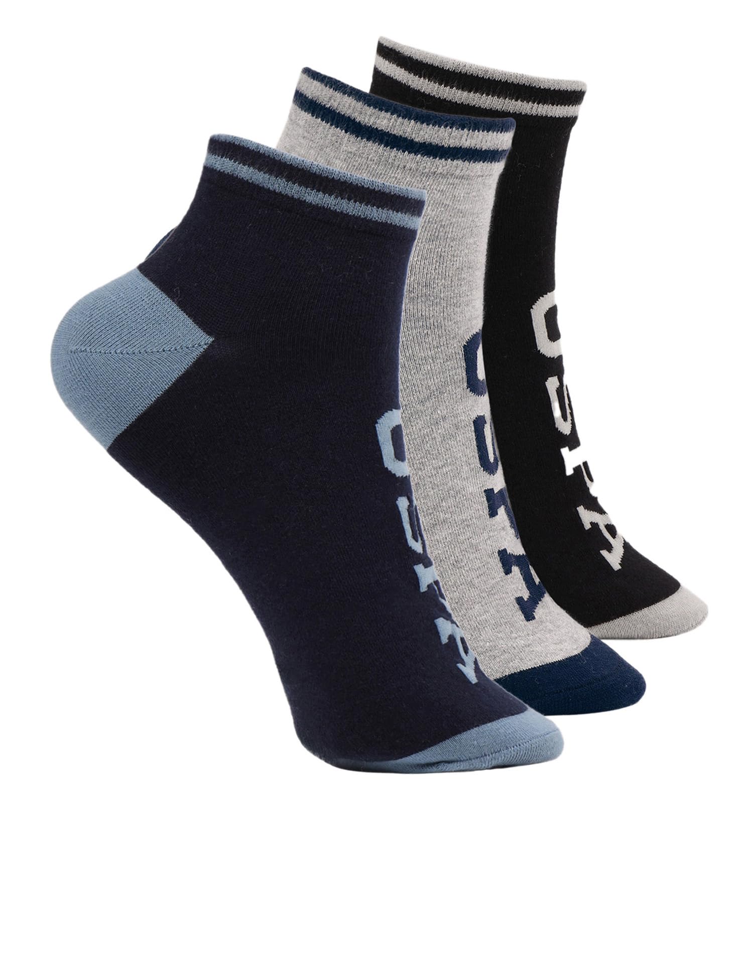 Men’s ES010 Super Soft Stretch Ankle Length Socks - Pack Of 3-image-48