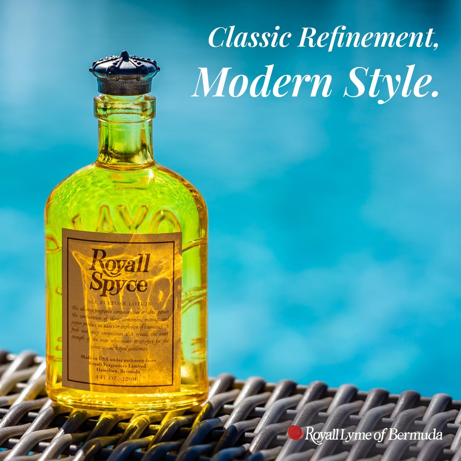 Royall Fragrances Spyce Body Cologne/After Shave Spray All Purpose Lotion 120 ml