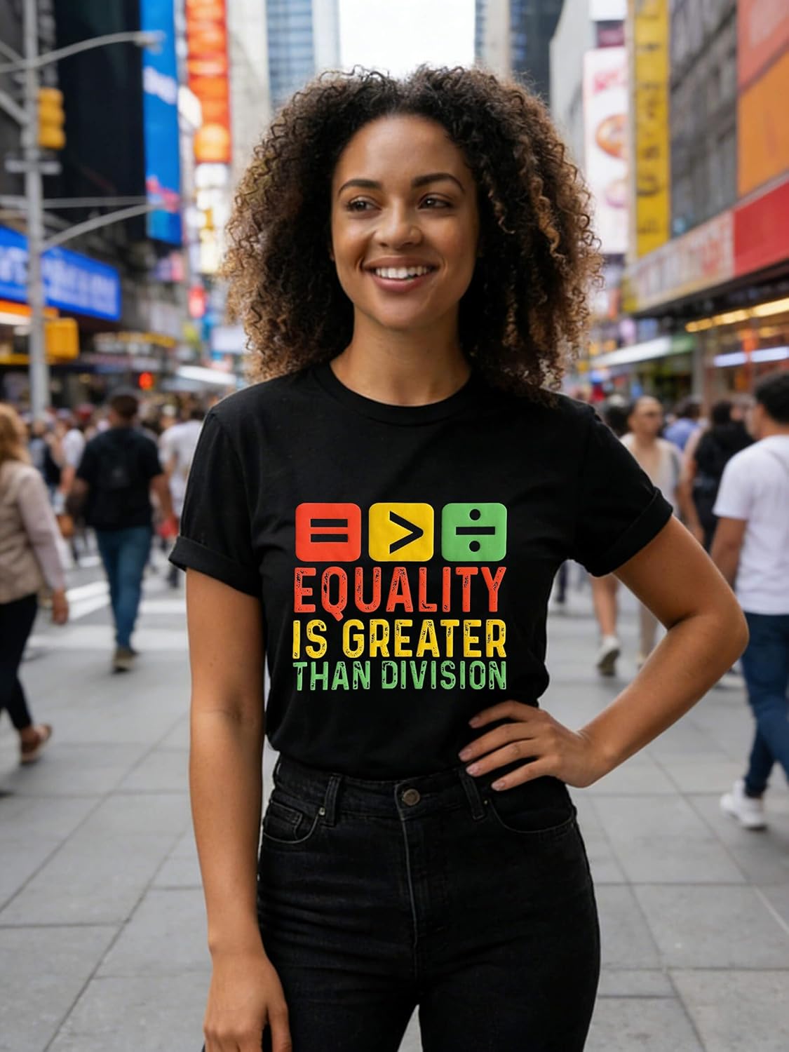 Black History Month Shirt for Women I Am Black History African American T-Shirt Juneteenth Tee Tops - Image 6