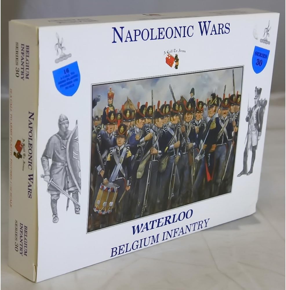 Belgium Infantry at Waterloo - 1/32 Plastic Soldier Kit by A Call To Arms