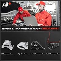 Vista 2 de A-Premium Juego de 4 soportes de motor y montaje de transmisión compatibles con Chevrolet Cruze 2011-2016, Cruze Limited 2016 y Buick Cascada