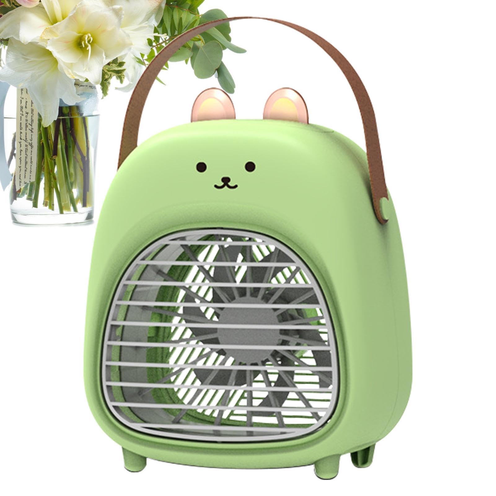 Ventilador de niebla de enfriamiento USB portátil recargable con 2 modos de pulverización