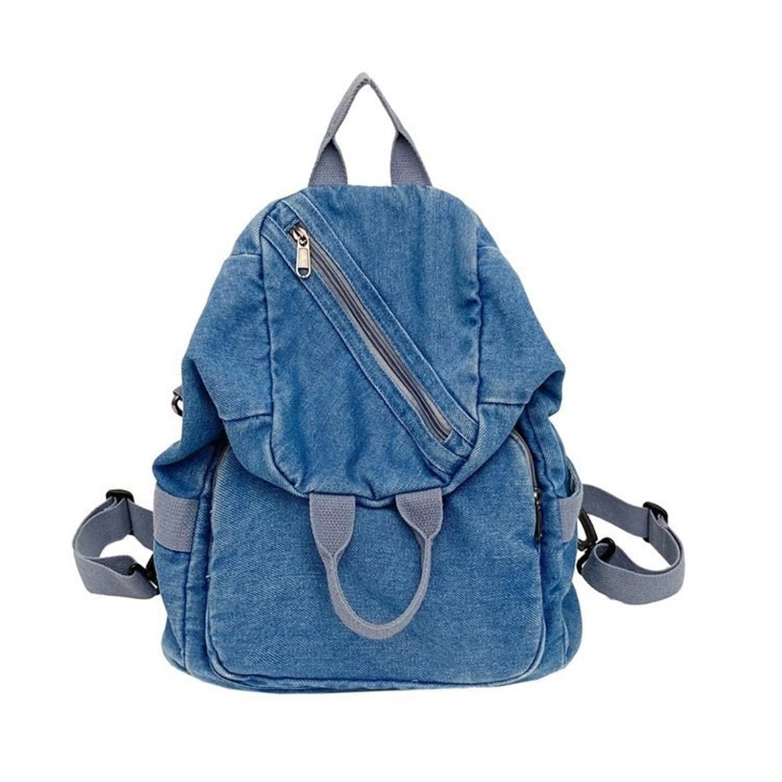 Zaino in per donna uomo Borsa da scuola per laptop vintage Borsa a tracolla regolabile per studente Borsa a tracolla regolabile