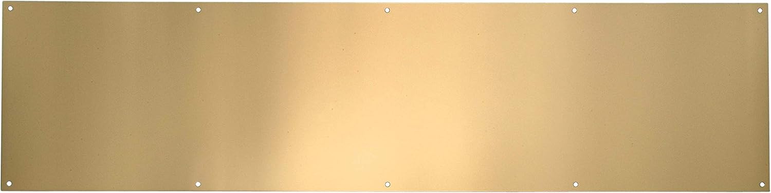 6" x 30" Kick Plate Polished Brass