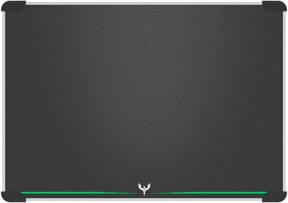 Blade Hawks Aluminum Gaming Mouse Pad Mat with Double-Sided Surface, 340×240×2mm with Non-slip Rubber Base, Compatible with All Mouse