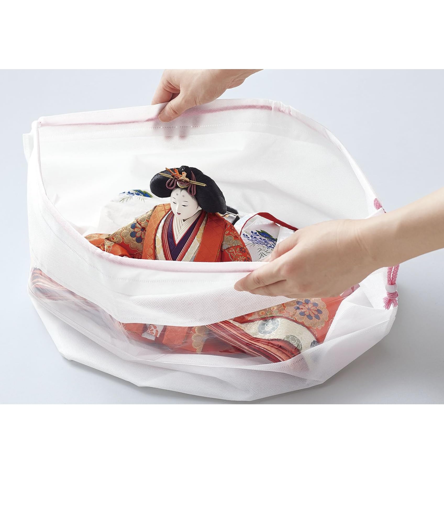 Amazon｜コジット ひな人形収納パック(大小セット)｜衣類用