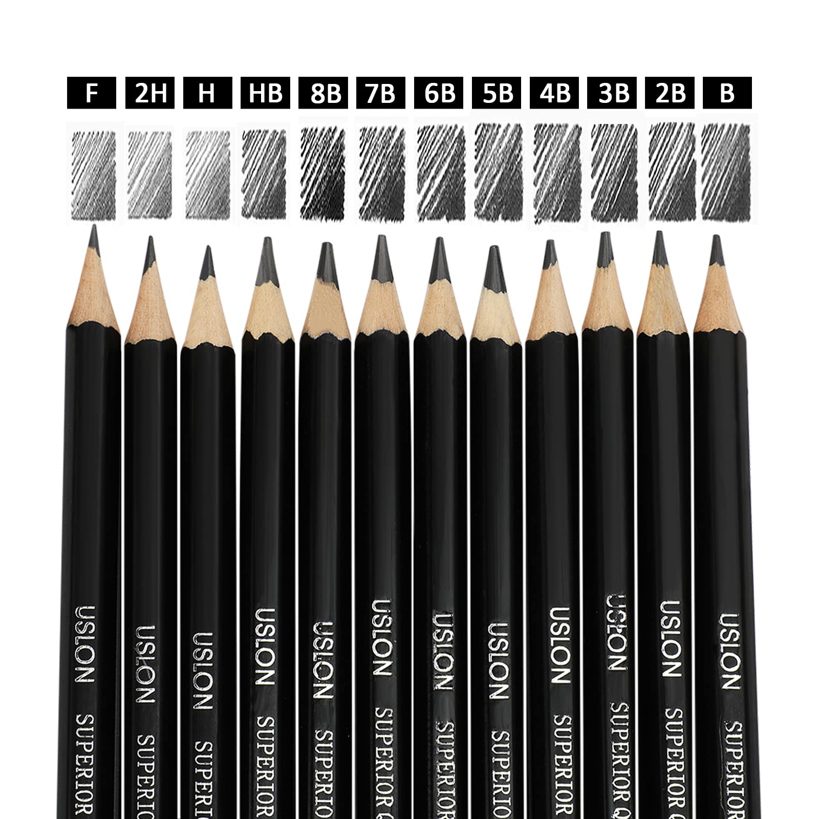 Kneaded Erasers For Artists 2025 Professional Drawing Pencils 14pcs/ Set  12B 10B 8B 7B 6B 5B 4B 3B 2B B HB 2H 4H 6H Graphite Sketching Pencils  I142055072 Charcoal Starter, image size:1600x1600