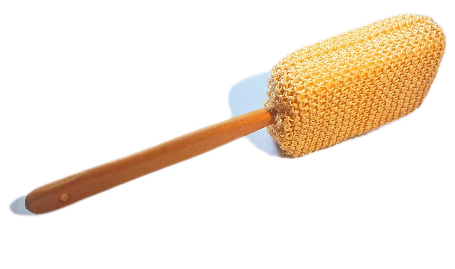 100 Natural Sisal Bath and Shower Body Brush on a stick