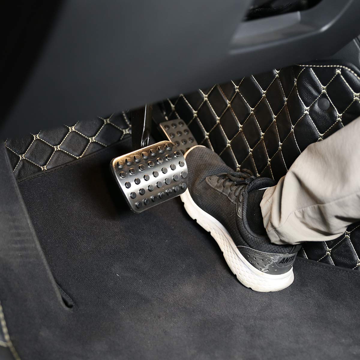 2 pezzi in acciaio inossidabile Pedale del freno per auto a gas per classe A W176, classe B W246, CLA C117, GLS, GLE W166, ML, classe R W251 Accessori
