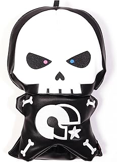 コモコーメ DR ヘッドカバーと ベビすか ぬいぐるみ ドライバ― スカル ゆるキャラ 縫いぐるみ ホワイト メンズ レディース