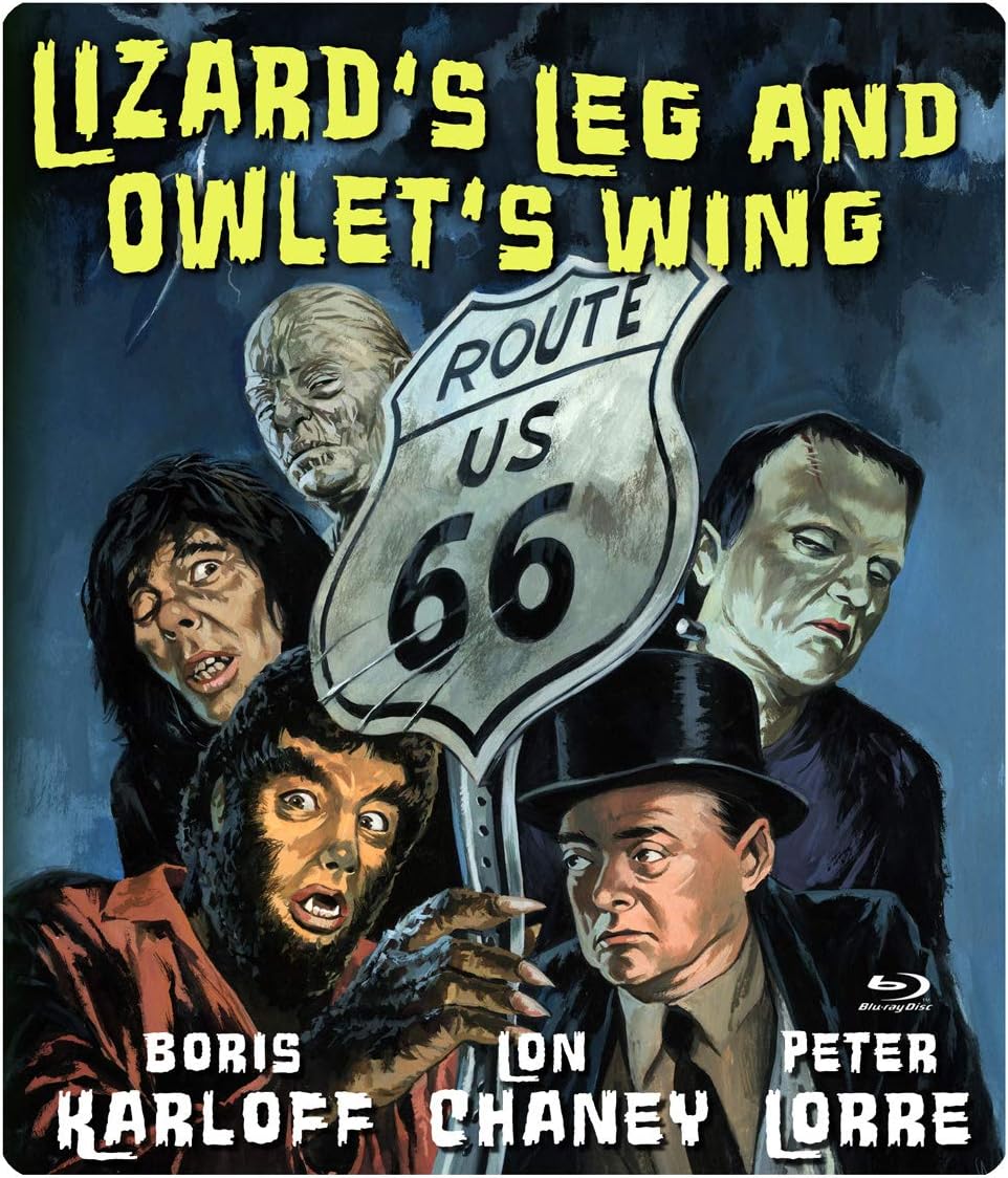 ROUTE 66 - LIZARD'S LEG AND OWLET'S WING - BORIS KARLOFF, LON CHANEY, PETER LORRE