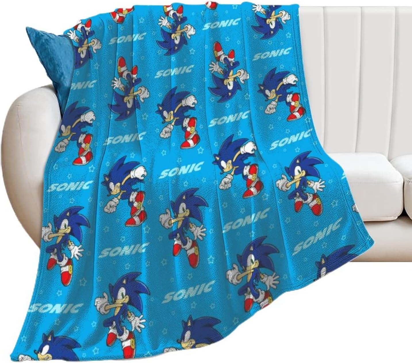 Cartoon Hedgehog Blanket AntiPilling Soft Blankets Flannel