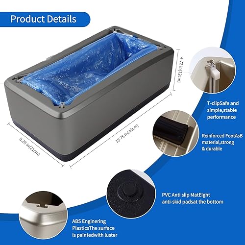 Miniatura 7 de ZxFuture Fundas higiénicas para botas y zapatos desechables antideslizantes paquete de 100 50 pares impermeables antideslizantes duraderas para