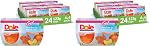 Dole Fruit Bowls Mandarin Oranges in Orange Gel, Healthy School Snacks, 123g, 24 Cups