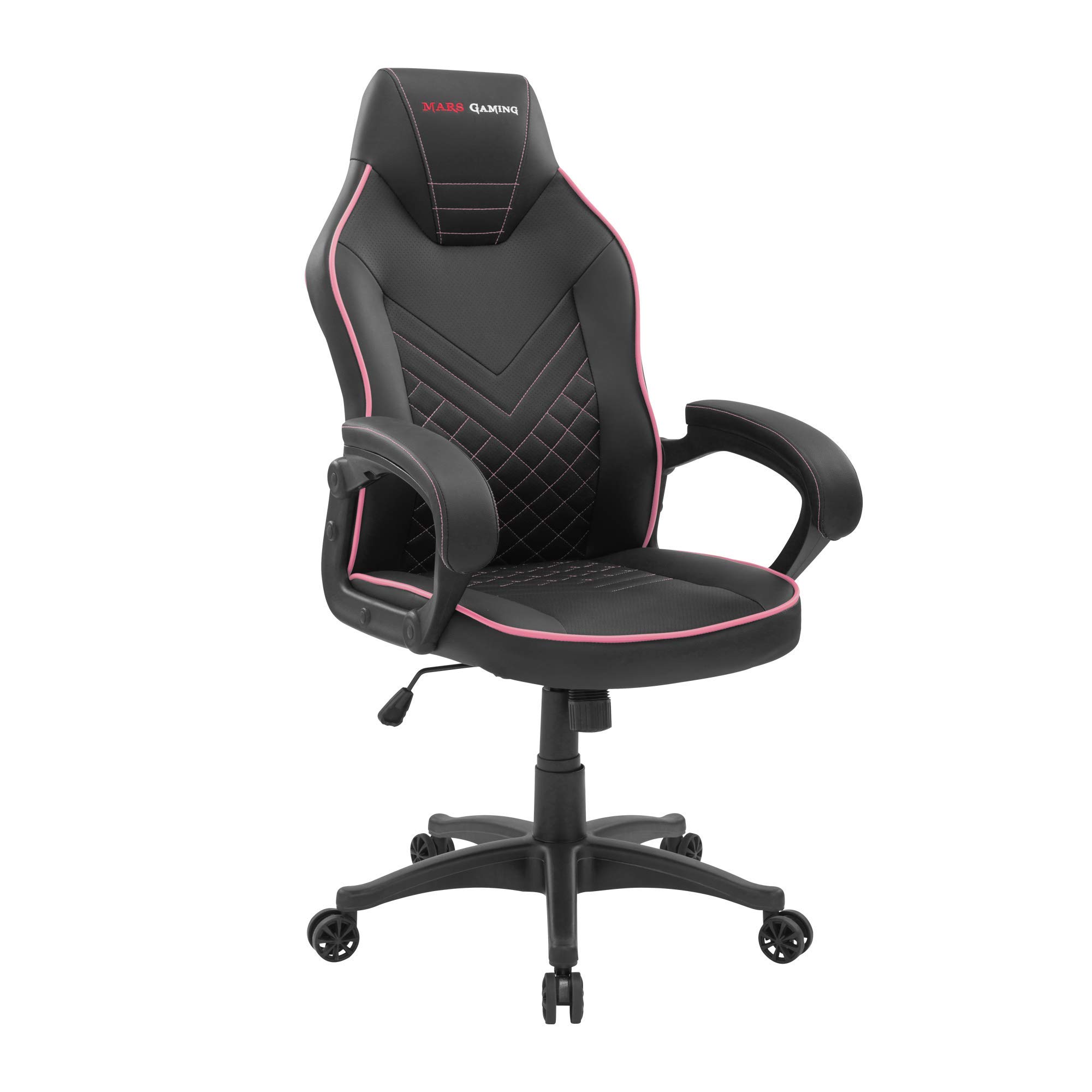 Mars Gaming MGCXONEBPK, Chaise Gamer Premium, PU, AIR-Tech, Classe 4, Rose