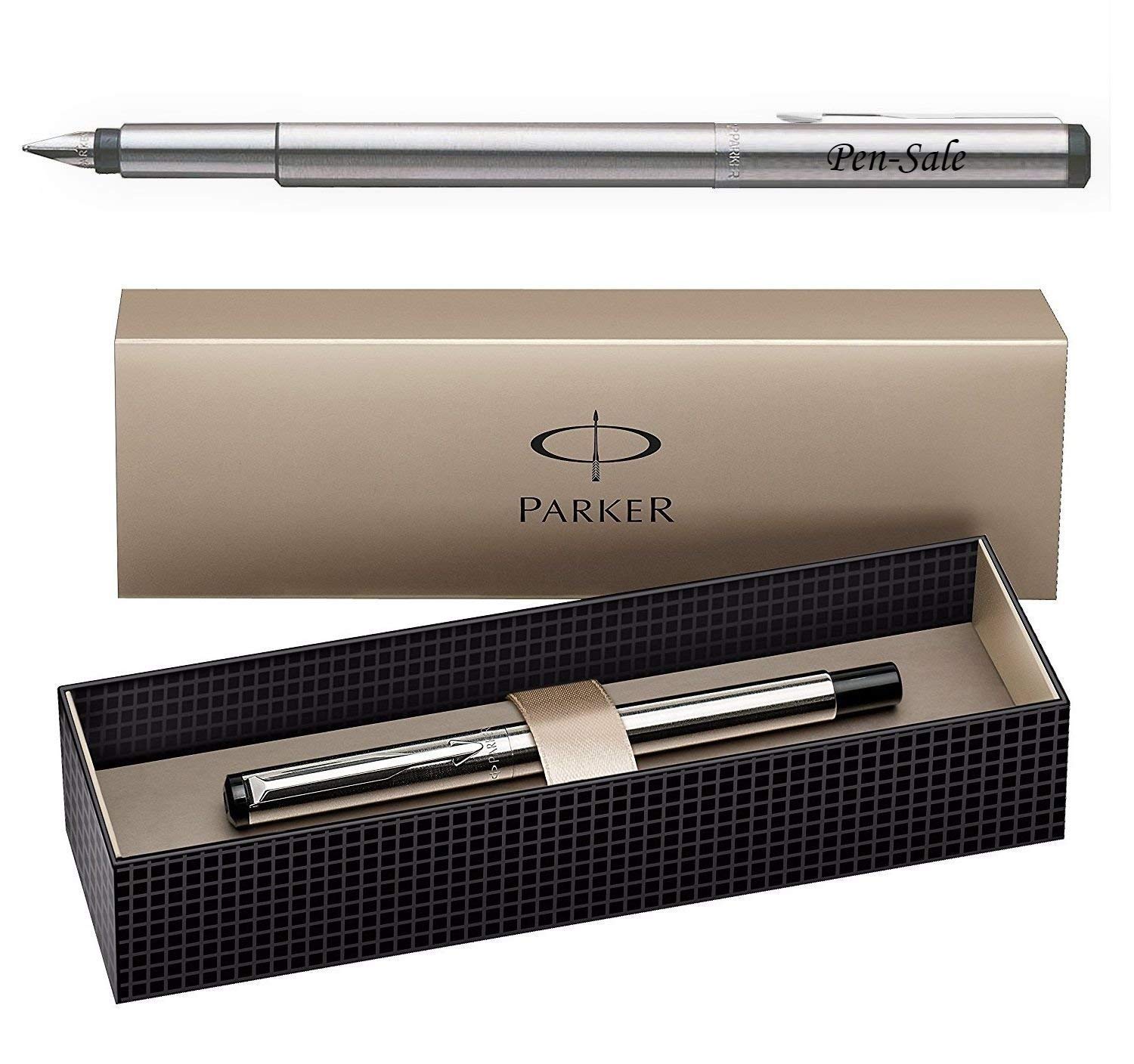 Personalised Engraved Parker Vector Stainless Steel Fountain Pen FREE ENGRAVING