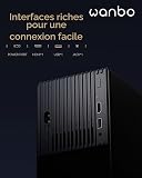 Wanbo Cube 2 Pro Projecteur Intelligent avec Android TV & ToF Auto-Focus – Mini projecteur Portable Compact et Haut-Parleur Bluetooth 8 W, Correction Keystone, cinéma Maison pour Petits espaces - 9
