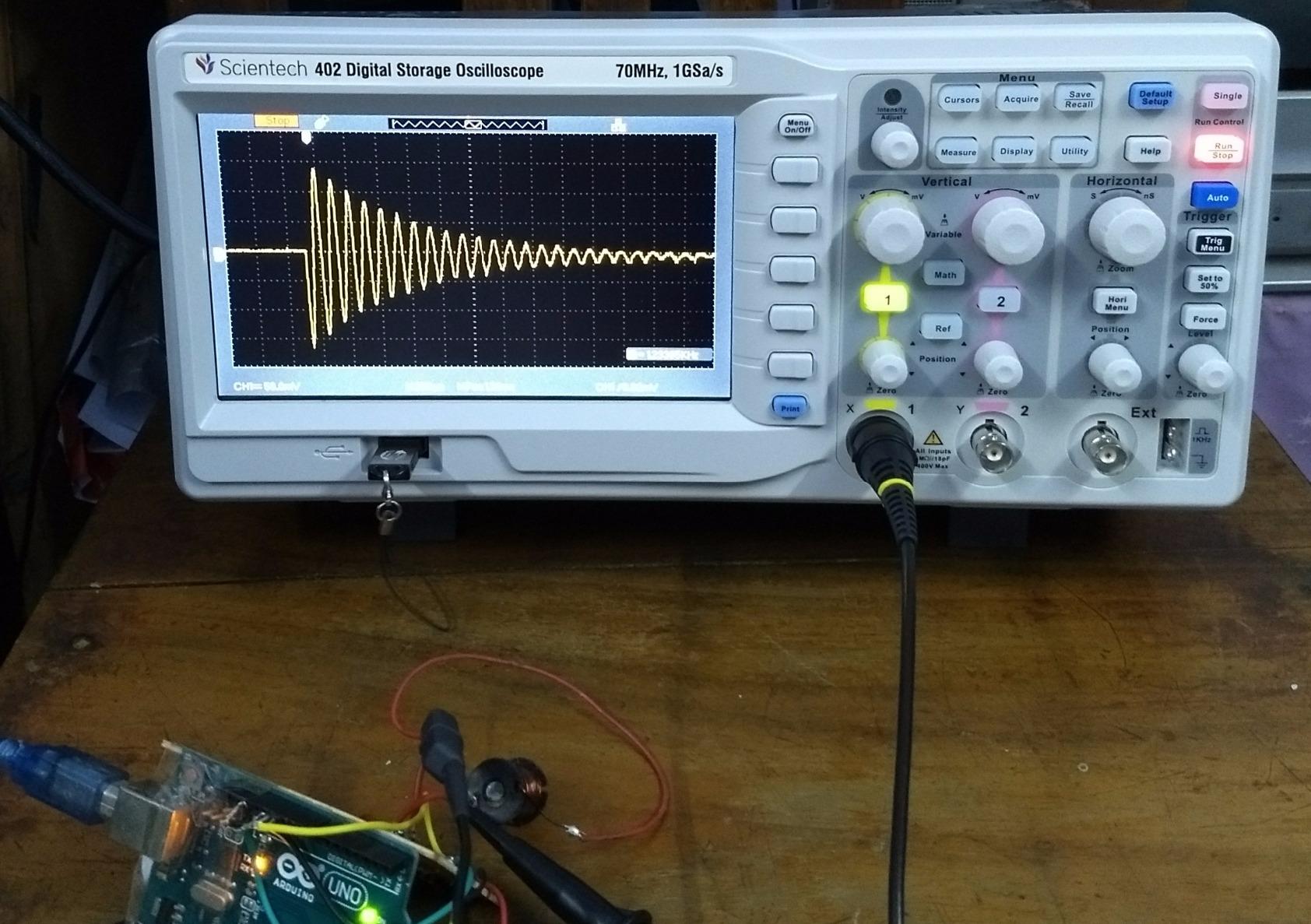 Scientech 70MHz Widescreen Digital Storage Oscilloscope (DSO), Digital ...