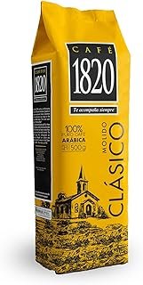Café 1820 Classic, Premium Costa Rican Ground Coffee, 100% Arabica, Dark Roast, High Altitude Blend with Aroma & Fruity Notes, 18 oz