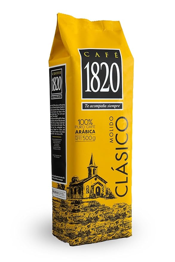 Amazon.com : Café 1820 Classic, Premium Costa Rican Ground Coffee, 100% ...