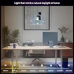 Philips Hue Smart LED A19 Bulb, 3 Pack, White & Color Ambiance, E26 Base, 7.2W, Full Spectrum Light 1000K-20000K, 810 Lumens, Dimmable LED Bulbs, Works with Alexa, Google & Apple Home