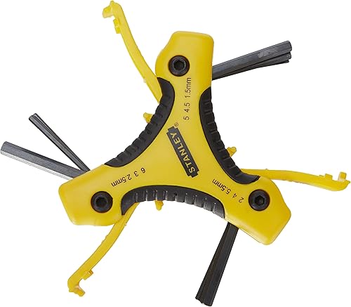 Miniatura 2 de Stanley 0-95-935 Juego de llaves plegables (9 piezas), color plateado