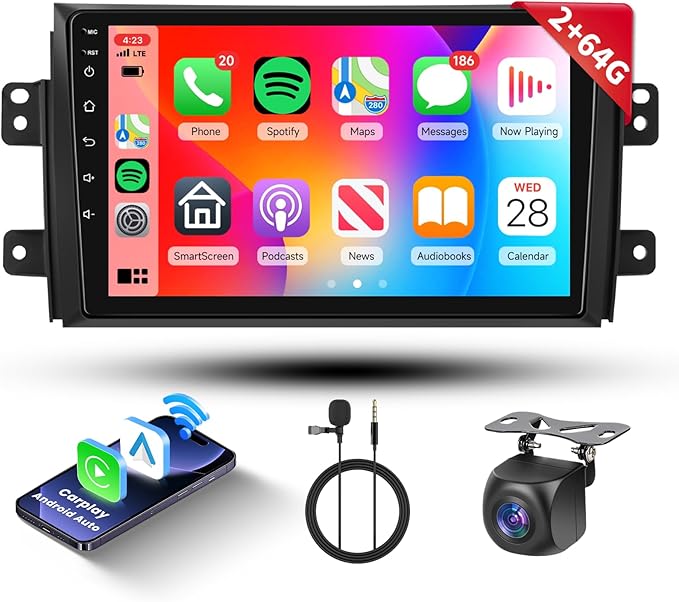 Rimoody 4G 64G Android 15 Car Stereo For Suzuki SX4 2006-2013 With - View #4