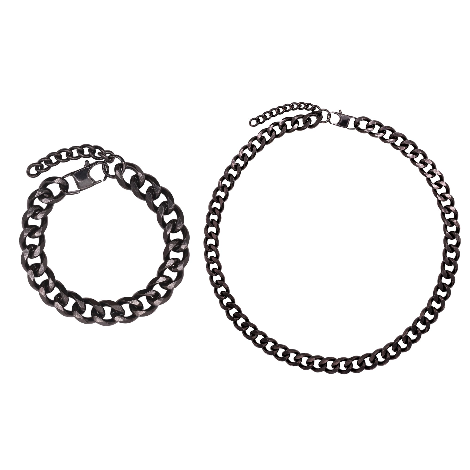 Heideman Schmuckset Tommy Herren Edelstahl Kette Armband