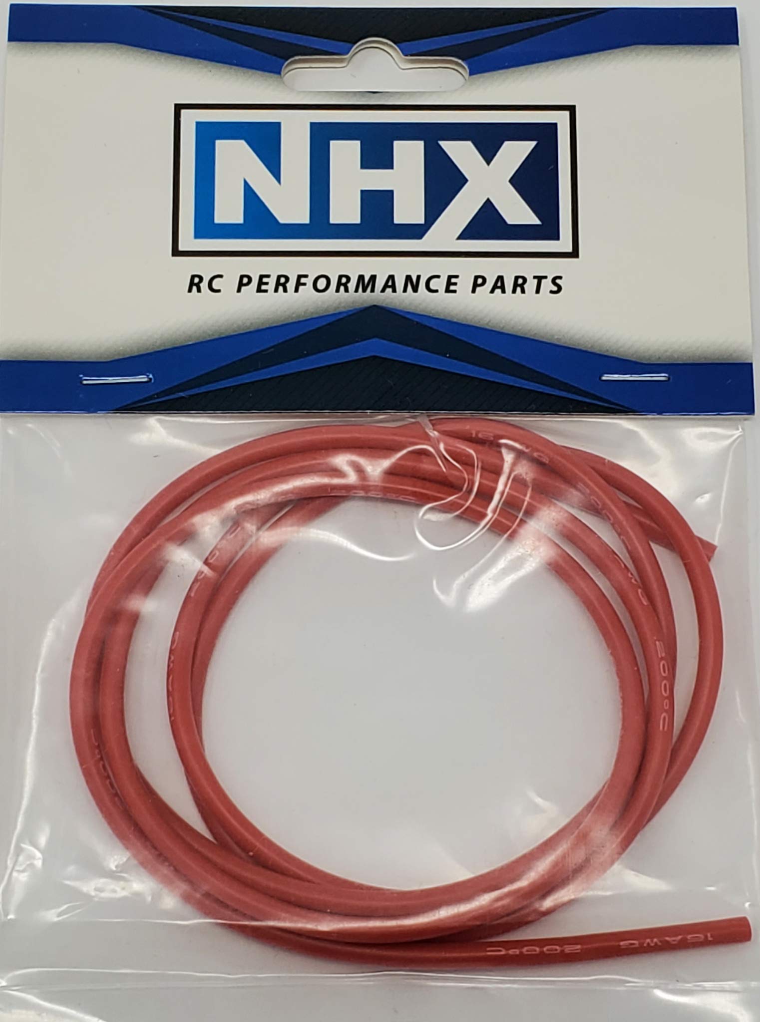 NHX RC Pro Silicone Wire 16 AWG Gauge 3 FT Red