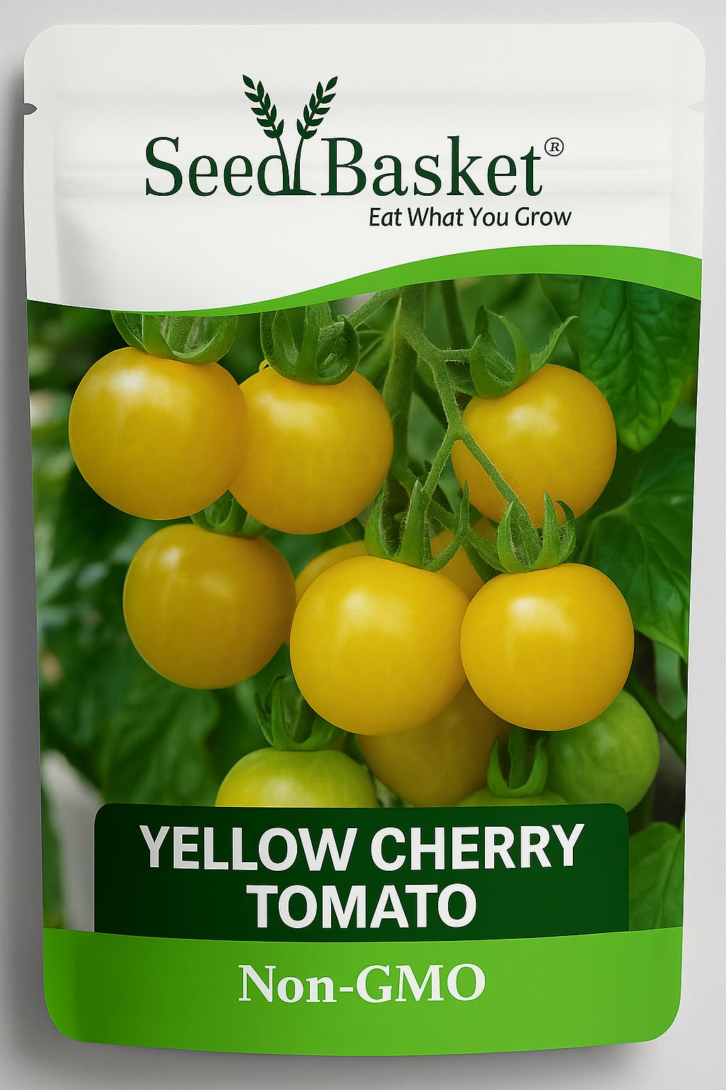 SeedBasket Cherry Tomato Seeds Pack of 2 – Red & Yellow – Non-GMO, Easy to Grow, High Yield – Fresh Home Garden Vegetable Seeds - Image 5 thumbnail