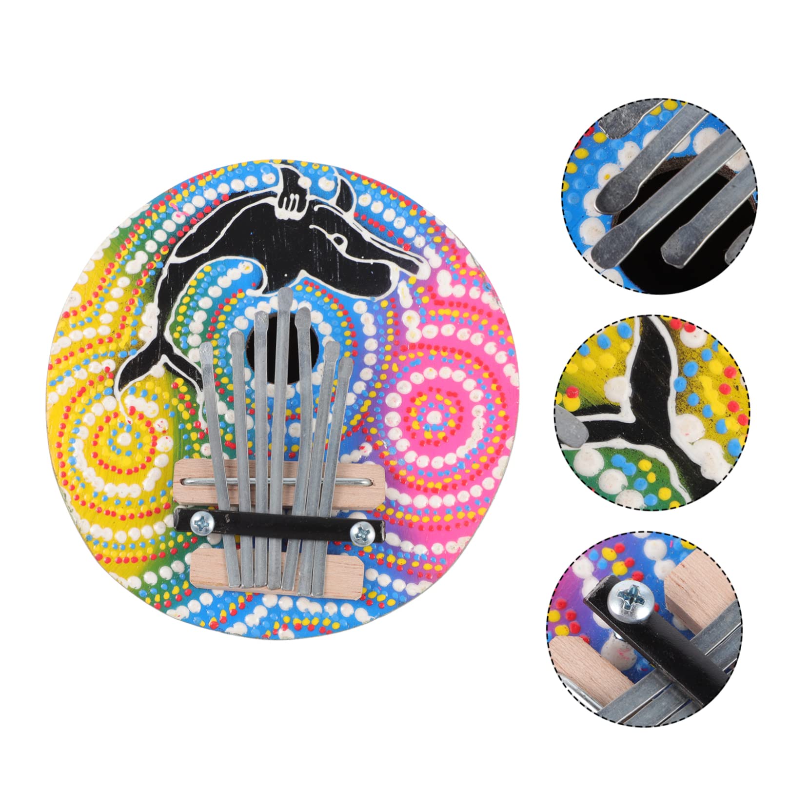 ibasenice 2pièces Kalimba Clés Coquille De Noix De Piano à Doigts Portable Pour Adultes Pour Débutants Et Musiciens Couleurs Aléatoires