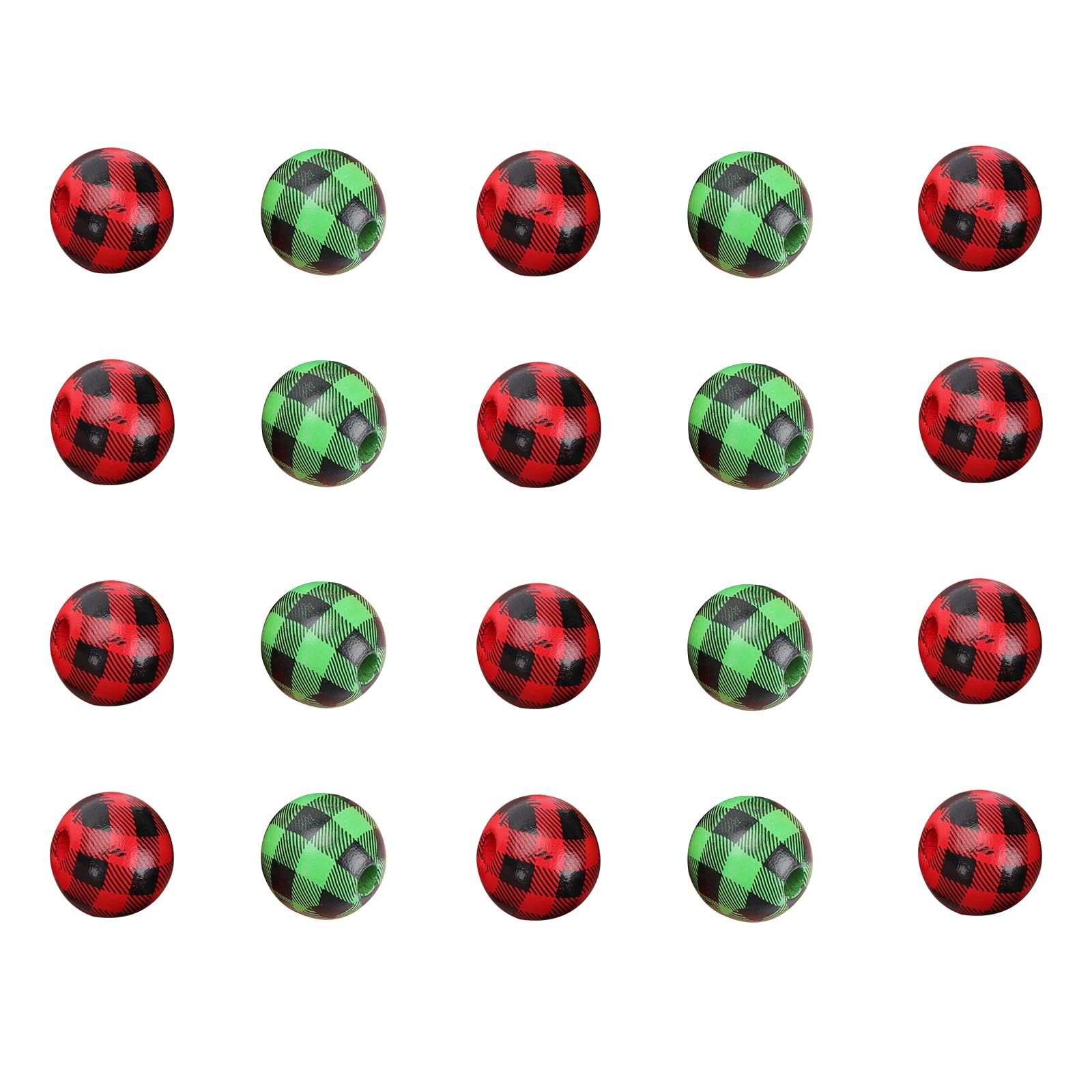 Didiseaon 320 Piezas Cuentas de Madera Lisas DIY para Joyería, Pulseras y