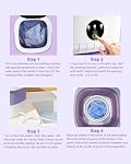 16L laveuse portable, Petit lave-linge pliable avec laveuse le panier de spin, 3 Modes de nettoyage Convient pour les sous-vêtements Bébé Petits Vêtements, Design pliable Idéal pour Hôtel Camping Appartement Maison