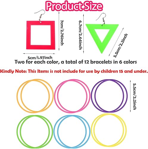 Miniatura 7 de YAROMO Accesorios de hip hop para mujer, accesorios de atuendo de los años 80 y 90 para mujeres y hombres, riñonera de neón, bolsa de cintura