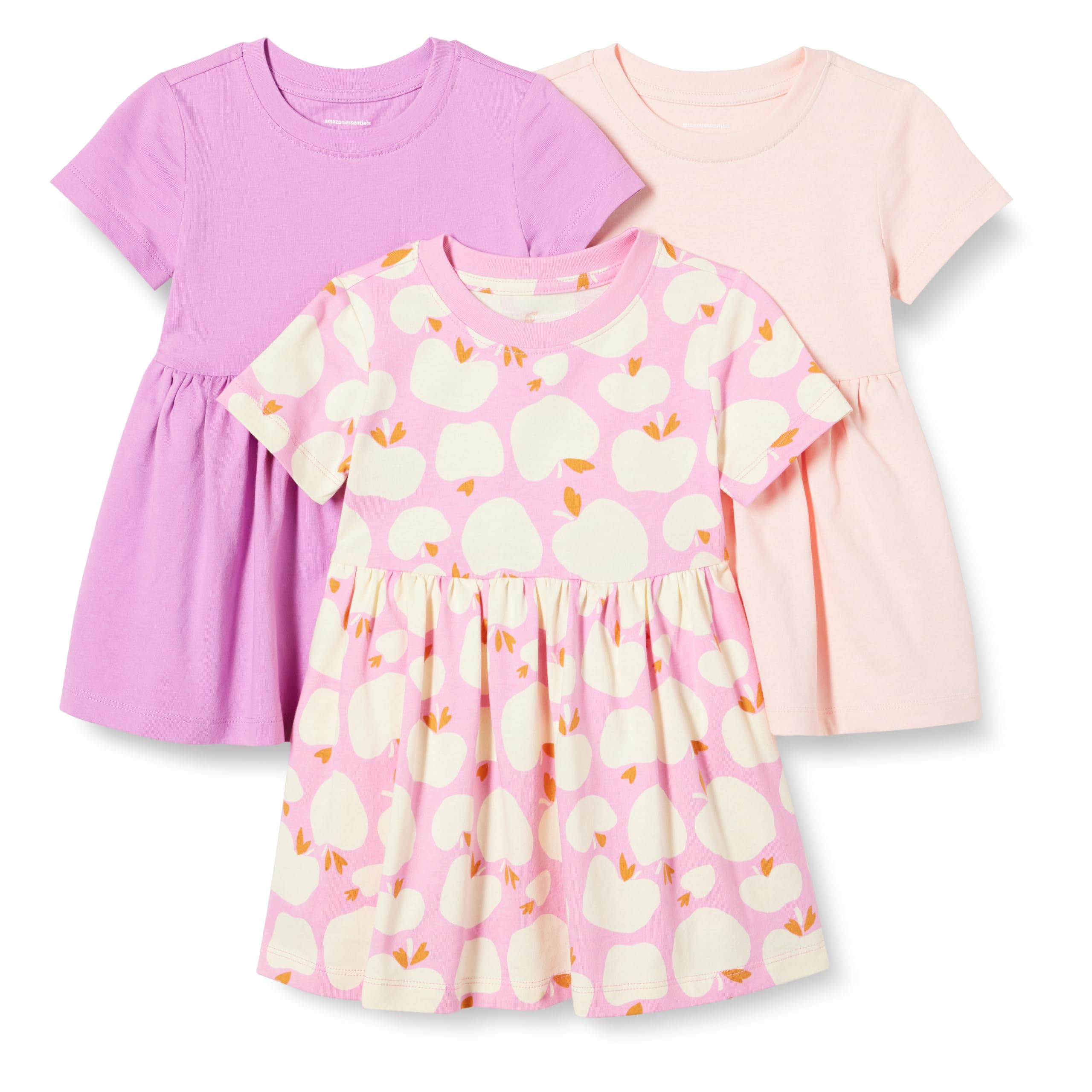 Amazon Essentials Bambine e Ragazze Abito in Jersey a Maniche Corte