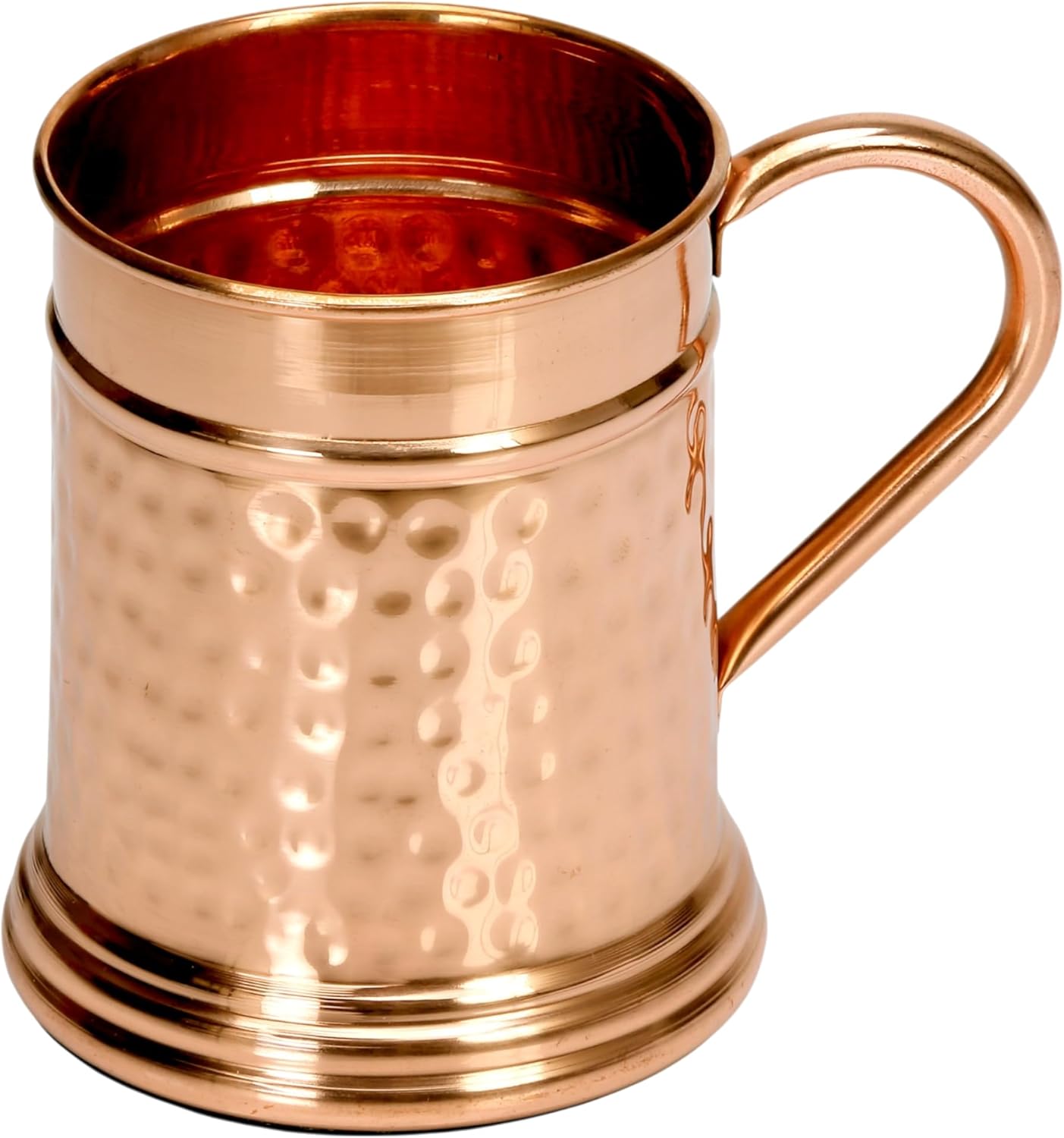 NZM Premium 22 Oz Hammered Moscow Mule Copper Mug | Handcrafted 100% Pure Copper Mug | Large 22 Oz Tankard Beer Stein | Keeps Drinks Chilled Longer | Best Gift - Perfect For Moscow Mules