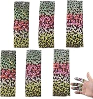 VrotQyn 6PCS Fly Fishing Finger Guards - Wear-Resistant Protective Tabs for Line Stripping & Finger Protection